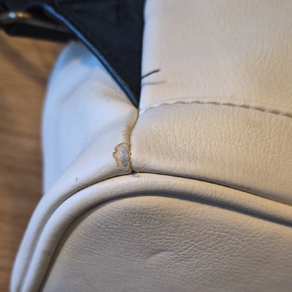 Cream Owl-Themed Women's Backpack Purse